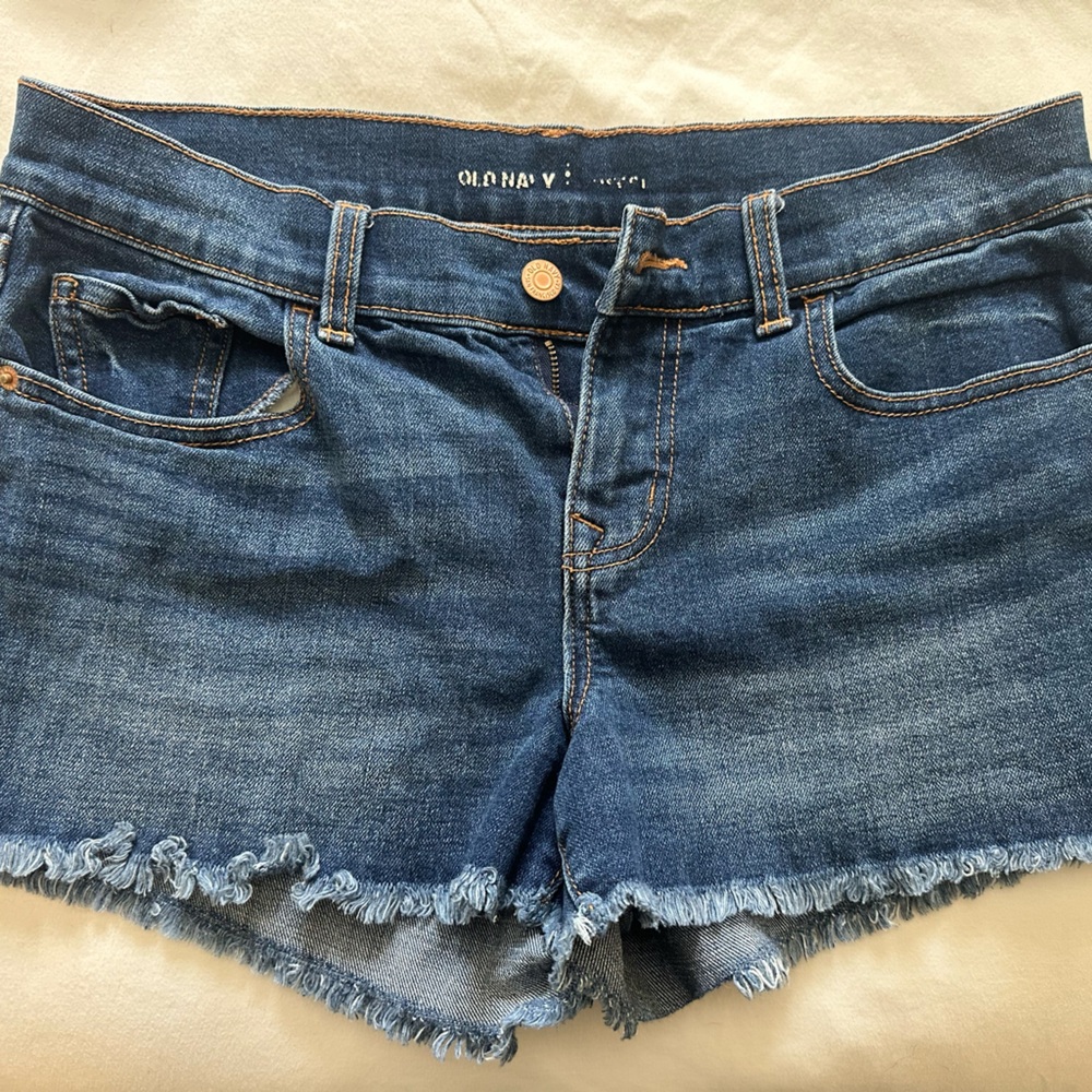 Old Navy Women’s Frayed Denim Shorts, Size 4